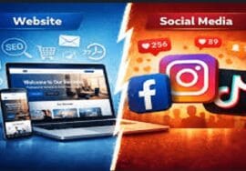 Social media vs website for business in Nigeria.