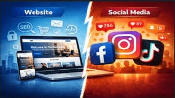 Social media vs website for business in Nigeria.