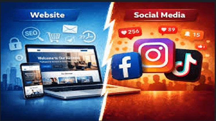 Social media vs website for business in Nigeria.