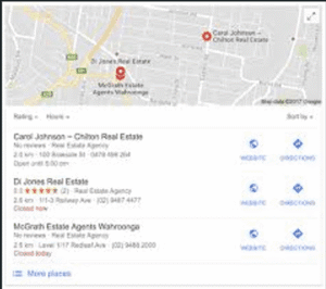 Google Business Profile listing